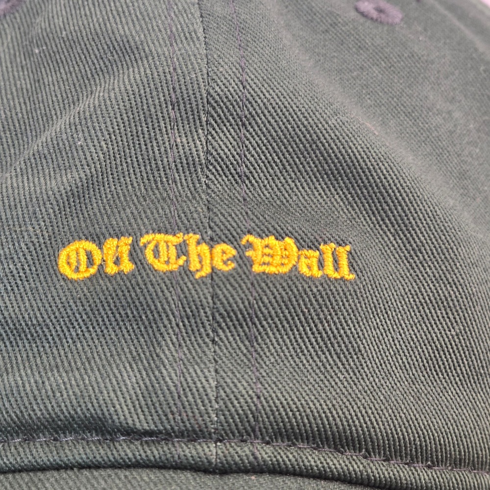 Vans Off The Wall Mens Forest Green Cotton Twill Adjustable Dad Hat Baseball Cap - Picture 2 of 11